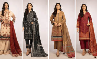 EXUDE YOUR GRACE WITH UNSTITCHED EMBROIDERED SUITS - Prime Point Store