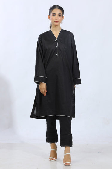 1 Pc Solid Cambric Stitched Shirt - Prime Point Store