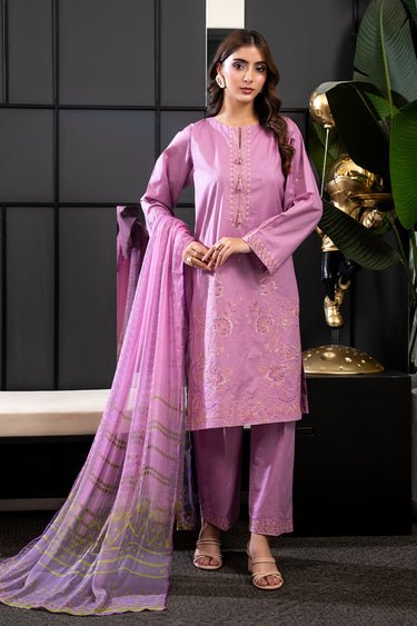 3 Piece - Embroidered Lawn Suit