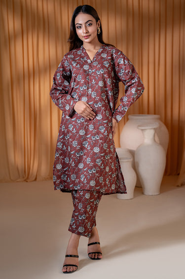 2 Piece - Printed Cotton Lawn Suit