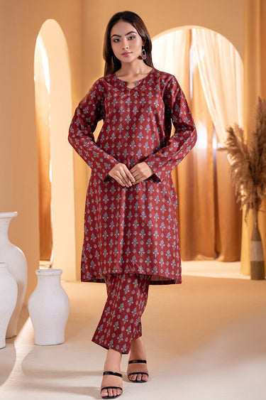 2 Piece - Printed Cotton Lawn Suit