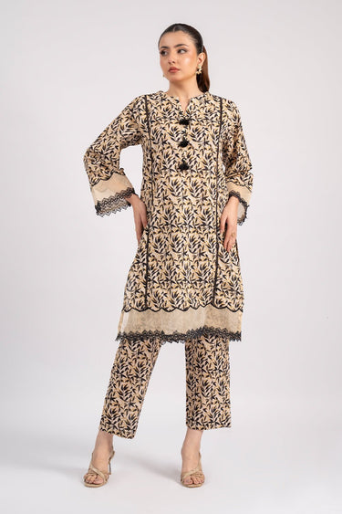 2 Pc Cotton Lawn Printed Stitched Suit - Prime Point Store