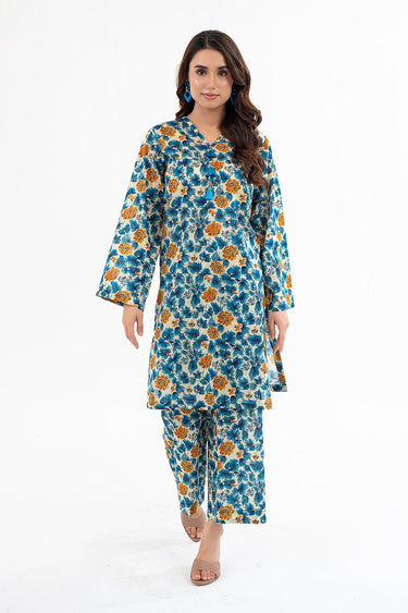 2 Pc Cotton Lawn Printed Stitched Suit - Prime Point Store