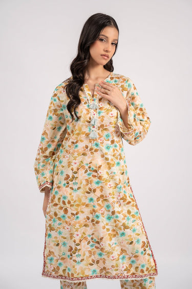 2 Pc Cotton Lawn Printed Stitched Suit - Prime Point Store