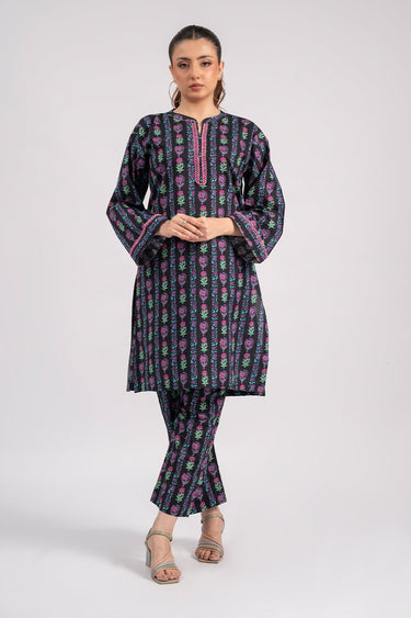 2 Pc Cotton Lawn Printed Stitched Suit - Prime Point Store