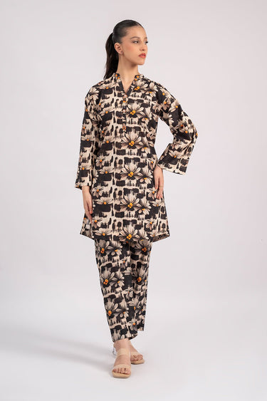 2 Pc Cotton Lawn Printed Stitched Suit - Prime Point Store