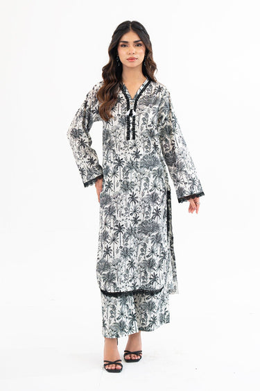 2 Pc Cotton Lawn Printed Stitched Suit - Prime Point Store