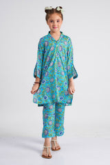 2 Pc Cotton Lawn Printed Suit For Girl - Prime Point Store