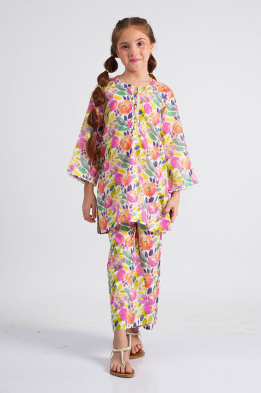 2 Pc Cotton Lawn Printed Suit For Girl - Prime Point Store