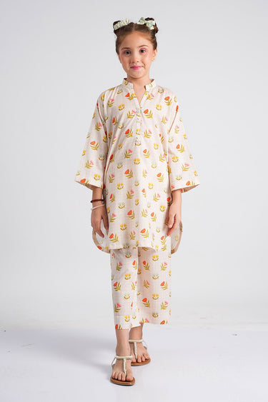2 Pc Cotton Lawn Printed Suit For Girl - Prime Point Store