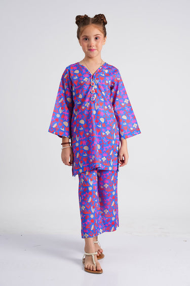 2 Pc Cotton Lawn Printed Suit For Girl - Prime Point Store