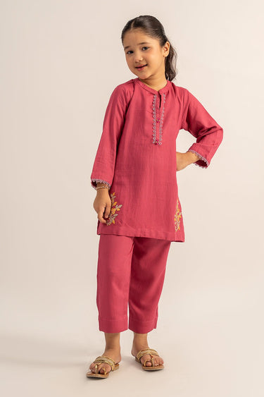 2 Pc Cotton Viscose Suit For Girl - Prime Point Store