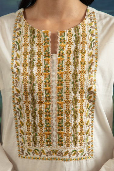 2 Pc Dyed Embroidered Dobby Stitched Suit - Prime Point Store