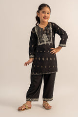 2 Pc Jacquard Formal Suit For Girl - Prime Point Store