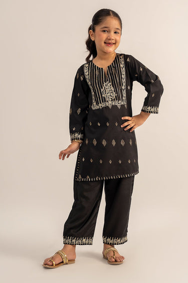 2 Pc Jacquard Formal Suit For Girl - Prime Point Store