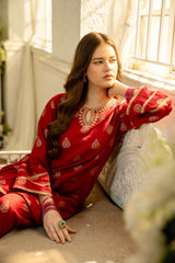2 Pc Jacquard Luxury Stitched Suit - Prime Point Store