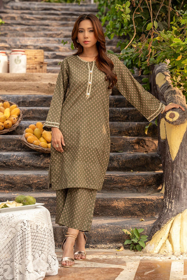 2 Pc Lawn Printed Stitched Suit - Prime Point Store