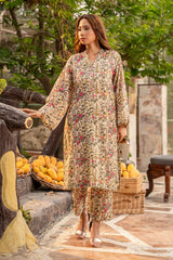 2 Pc Lawn Printed Stitched Suit - Prime Point Store