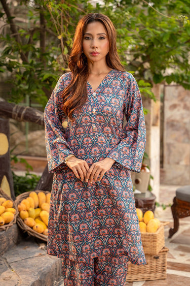 2 Pc Lawn Printed Stitched Suit - Prime Point Store