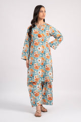 2 Pc Lawn Printed Stitched Suit - Prime Point Store