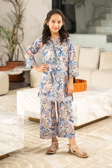 2 Pc Printed Cotton Lawn Suit For Girl - Prime Point Store