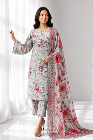 3-PIECE - PRINTED LAWN SUIT