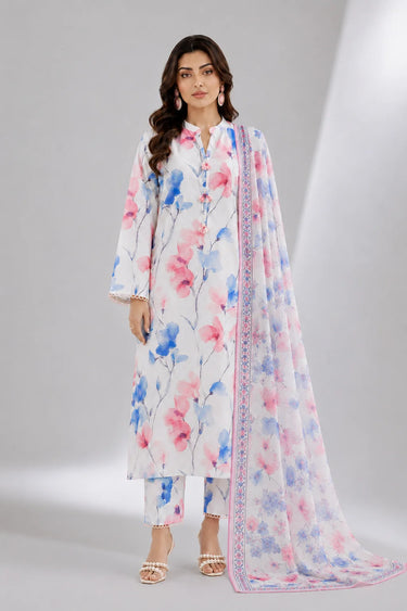 3-Piece - Printed Lawn Suit