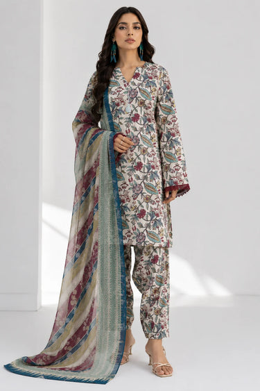 3-Piece - Printed Lawn Suit