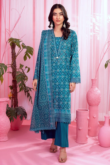 3 Pc Printed Lawn Unstitched - Prime Point Store