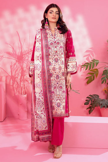 3 Pc Printed Lawn Unstitched - Prime Point Store