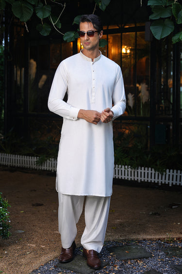 Blended Embroidered Suit
