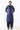 M Blue Blended Plain Waist Coat