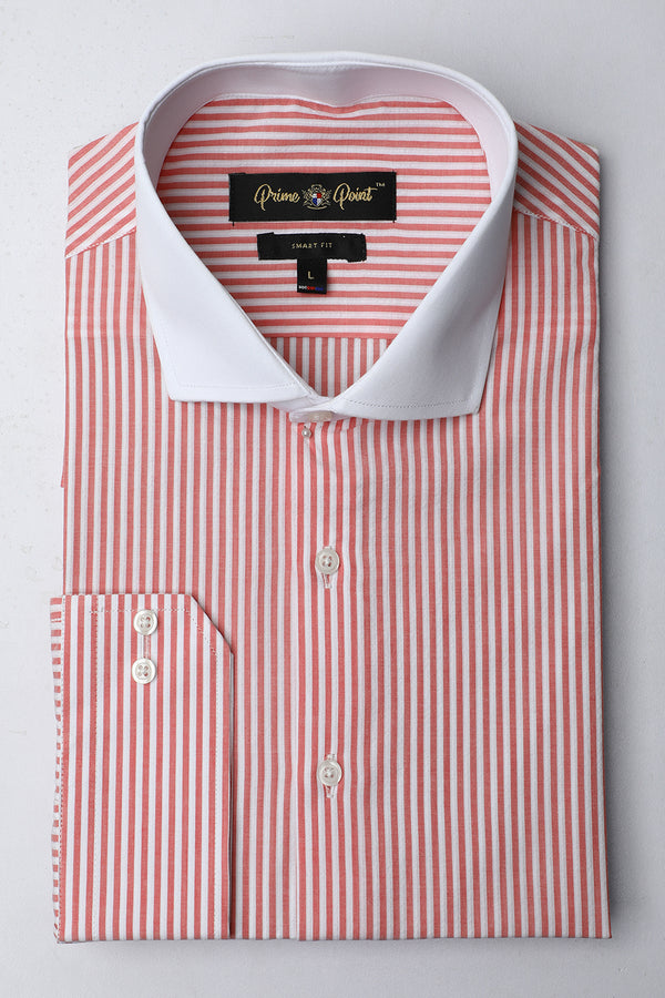 Red Stripe Casual Shirt For Men - Prime Point Store