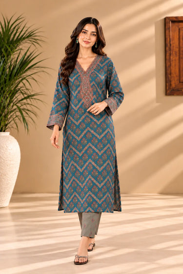 2-PIECE - PRINTED CAMBRIC LAWN SUIT