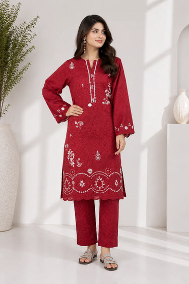 2 Piece - Embroidered Lawn Suit