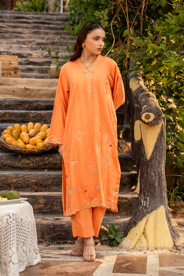 2 Piece - Embroidered Jacquard Suit