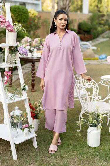 2 Piece - Dyed Silk Suit