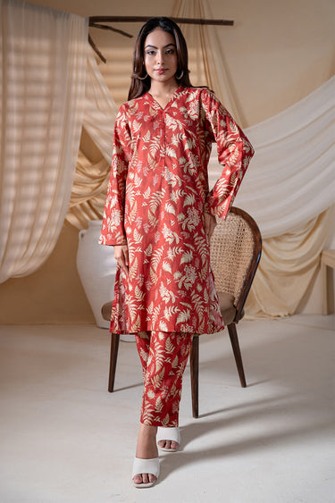 2 Piece - Printed Cotton Lawn Suit