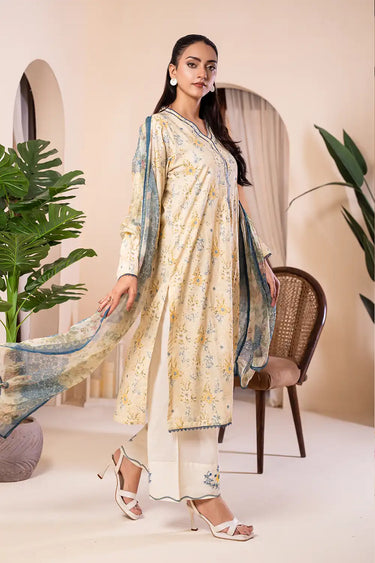 3 Piece - Embroidered Chikankari Suit