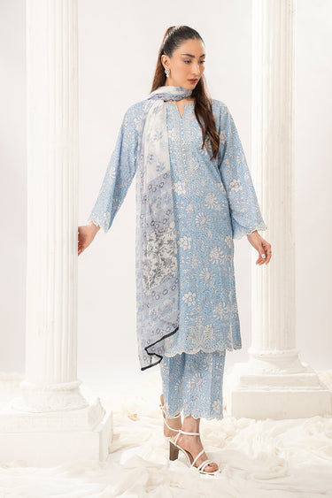 3 Piece - Embroidered Lawn Suit