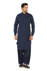 Blue Wash & Wear Shalwar Kameez - Prime Point Store