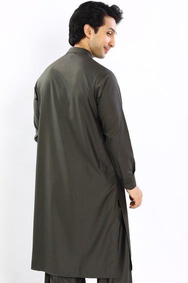 Brown Cotton Casual Shalwar Kameez For Men - Prime Point Store