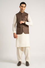 Brown Waist Coat For Men - Prime Point Store
