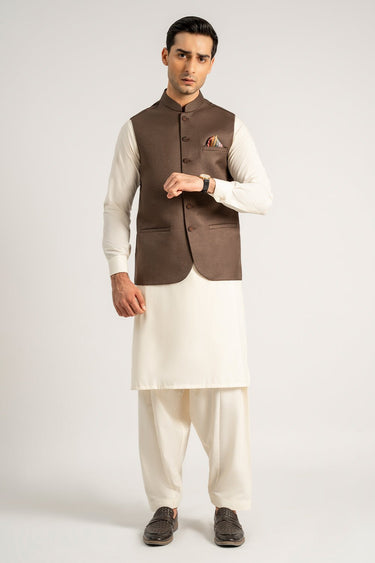 Brown Waist Coat For Men - Prime Point Store