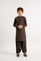 Brown Wash & Wear Shalwar Kameez - Prime Point Store