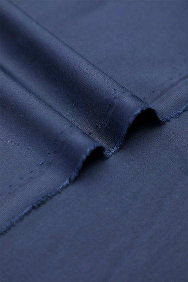 Cotton Navy Blue Unstitched Suit - Prime Point Store