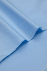 Cotton Satin Sky Blue Unstitched Suit - Prime Point Store