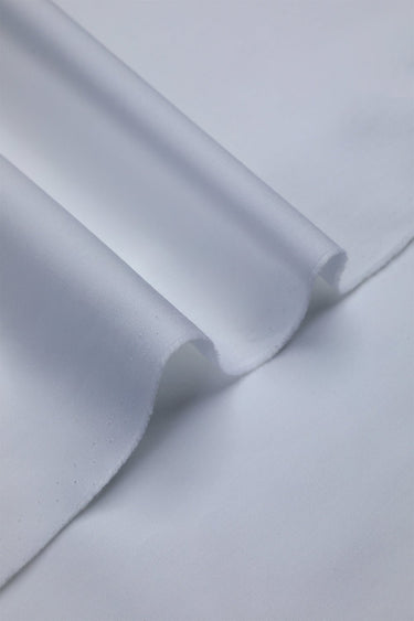 Cotton Satin White Unstitched Suit - Prime Point Store
