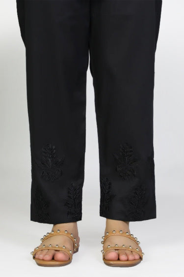 Embroidered Straight Pants - Prime Point Store