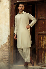 Fawn Cotton Shalwar Kameez For Men - Prime Point Store